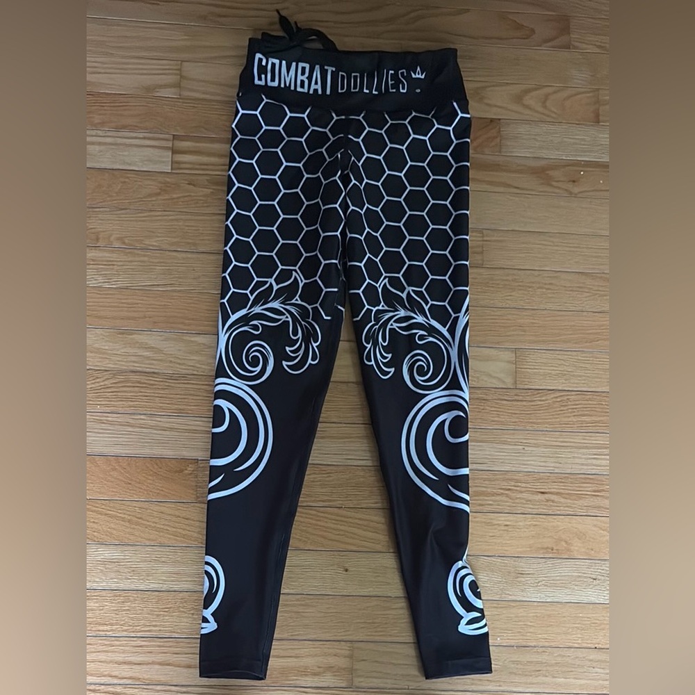 Combat Dollies Black and White Leggings